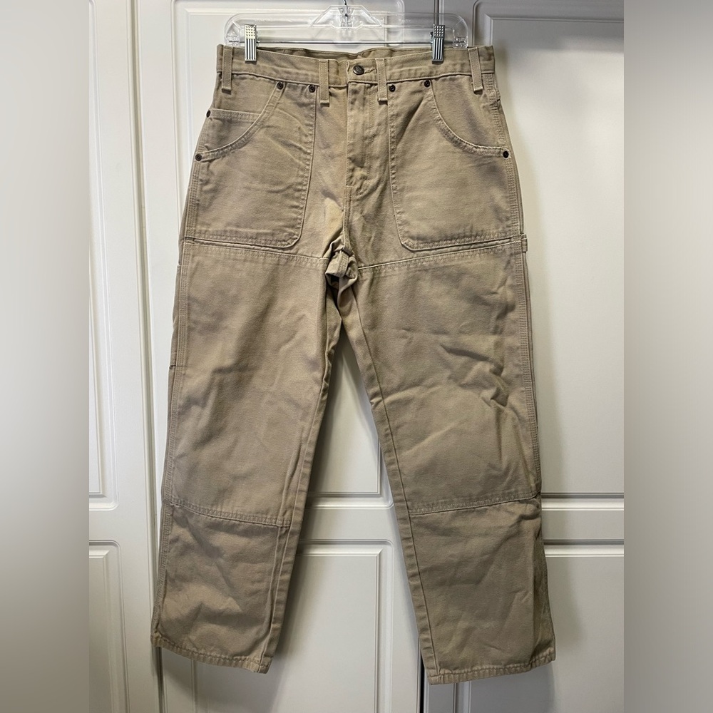 Dickies Tan Cargo Pants with Reinforced Stitching